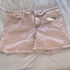 Purple American Eagle jean shorts. Super stretchy.